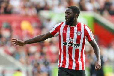 Josh Dasilva #10 of Brentford during the Premier League match Brentford vs Leeds United at Brentford Community Stadium, London, United Kingdom, 3rd September 202