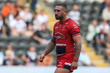 Elliot Minchella #17 of Hull KR during the Betfred Super League match Hull FC vs Hull KR at MKM Stadium, Hull, United Kingdom, 3rd September 202