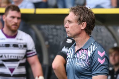 A dejected Brett Hodgson Head Coach of Hull FC after the Betfred Super League match Hull FC vs Hull KR at MKM Stadium, Hull, United Kingdom, 3rd September 202