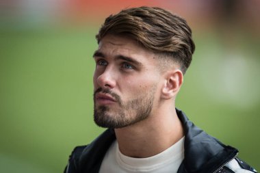 Love Island star Jacques O'Neill during the Betfred Super League match Leeds Rhinos vs Castleford Tigers at Headingley Stadium, Leeds, United Kingdom, 3rd September 202