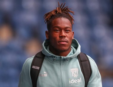 Brandon Michael Clarke Thomas-Asante #21 of West Bromwich Albion arrives at the game ahead of the Sky Bet Championship match West Bromwich Albion vs Burnley at The Hawthorns, West Bromwich, United Kingdom, 2nd September 202