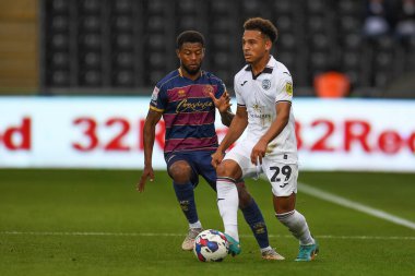 Matthew Sorinola #29 of Swansea City during the Sky Bet Championship match Swansea City vs Queens Park Rangers at Swansea.com Stadium, Swansea, United Kingdom, 3rd September 202