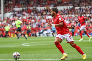 Renan Augusto Lodi dos Santos #32 of Nottingham Forest during the Premier League match Nottingham Forest vs Bournemouth at City Ground, Nottingham, United Kingdom, 3rd September 202