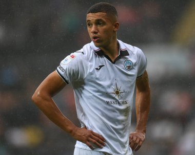 Conor Masterson #23 of QPR during the Sky Bet Championship match Swansea City vs Queens Park Rangers at Swansea.com Stadium, Swansea, United Kingdom, 3rd September 202