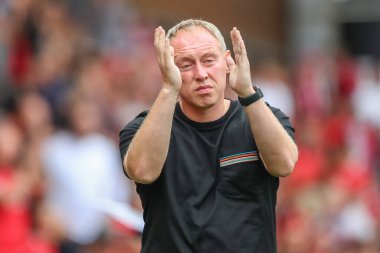 Steve Cooper manager of Nottingham Forest before the Premier League match Nottingham Forest vs Bournemouth at City Ground, Nottingham, United Kingdom, 3rd September 202