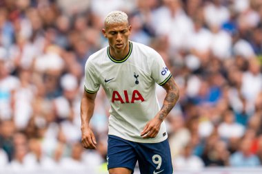 Richarlison #9 of Tottenham Hotspur during the Premier League match Tottenham Hotspur vs Fulham at Tottenham Hotspur Stadium, London, United Kingdom, 3rd September 202