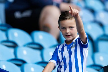A fan of Sheffield Wednesday before the Sky Bet League 1 match Sheffield Wednesday vs Barnsley at Hillsborough, Sheffield, United Kingdom, 3rd September 202