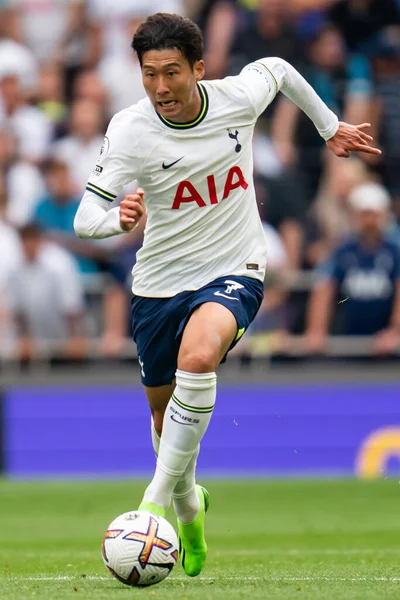 Son Heung-Min #7 of Tottenham Hotspur during the Premier League match Tottenham Hotspur vs Fulham at Tottenham Hotspur Stadium, London, United Kingdom, 3rd September 202