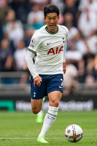 Son Heung-Min #7 of Tottenham Hotspur during the Premier League match Tottenham Hotspur vs Fulham at Tottenham Hotspur Stadium, London, United Kingdom, 3rd September 202