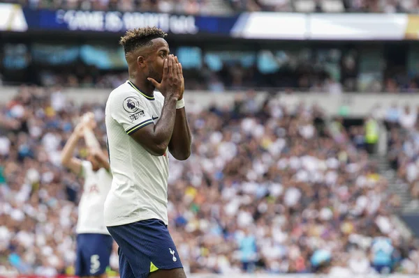 Ryan Sessegnon Tottenham Hotspur Reacts Missing Chance Goal Premier League — Stok Foto