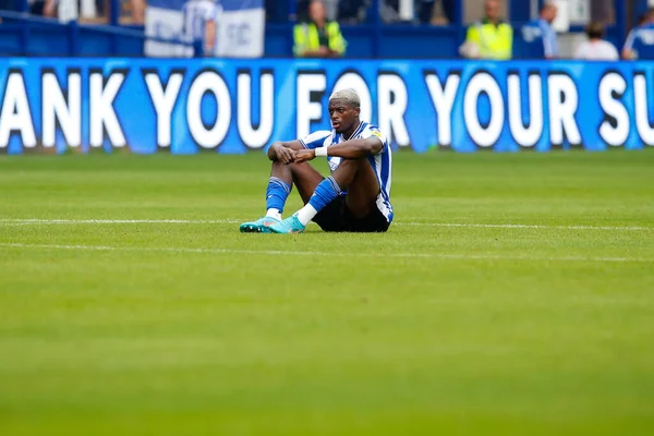 Dominic Iorfa Sheffield Wednesday Looking Dejected Sky Bet League Match — Fotografia de Stock