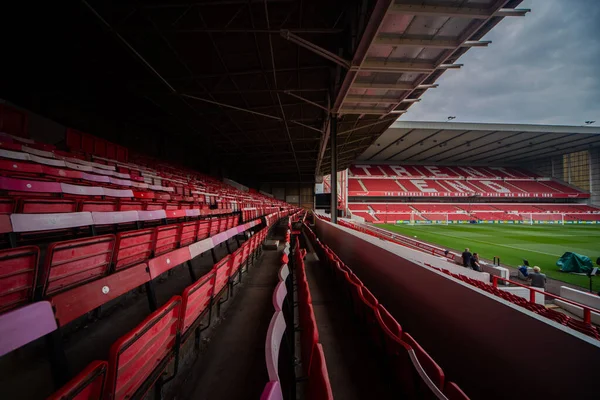 General View City Ground Premier League Match Nottingham Forest Bournemouth — Stockfoto
