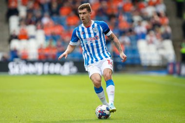 Josh Ruffels #14 of Huddersfield Town during the Sky Bet Championship match Huddersfield Town vs Blackpool at John Smith's Stadium, Huddersfield, United Kingdom, 4th September 202