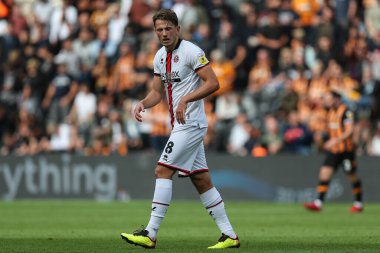 Sander Berge #8 of Sheffield United during the Sky Bet Championship match Hull City vs Sheffield United at MKM Stadium, Hull, United Kingdom, 4th September 202