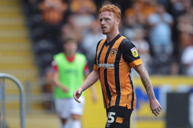 Ryan Woods #15 of Hull City is substituted off in the second half during the Sky Bet Championship match Hull City vs Sheffield United at MKM Stadium, Hull, United Kingdom, 4th September 202