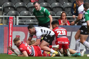 during the Betfred Super League match Hull FC vs Hull KR at MKM Stadium, Hull, United Kingdom, 3rd September 202