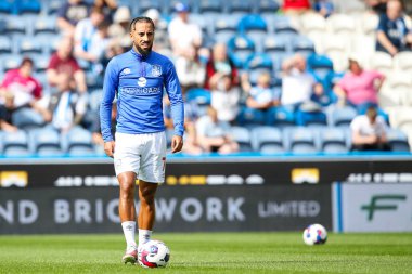 Sorba Thomas #7 of Huddersfield Town warms up before the Sky Bet Championship match Huddersfield Town vs Blackpool at John Smith's Stadium, Huddersfield, United Kingdom, 4th September 202