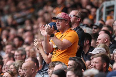 A Hull City fan during the Sky Bet Championship match Hull City vs Sheffield United at MKM Stadium, Hull, United Kingdom, 4th September 202