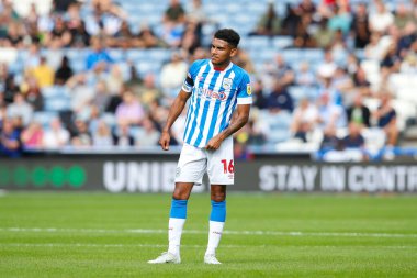 Kaine Kesler-Hayden #16 of Huddersfield Town during the Sky Bet Championship match Huddersfield Town vs Blackpool at John Smith's Stadium, Huddersfield, United Kingdom, 4th September 202