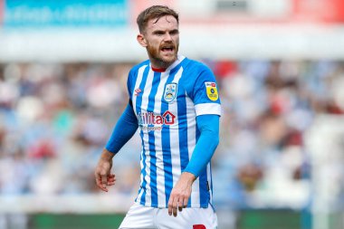 Oliver Turton #2 of Huddersfield Town during the Sky Bet Championship match Huddersfield Town vs Blackpool at John Smith's Stadium, Huddersfield, United Kingdom, 4th September 202