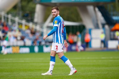 Oliver Turton #2 of Huddersfield Town during the Sky Bet Championship match Huddersfield Town vs Blackpool at John Smith's Stadium, Huddersfield, United Kingdom, 4th September 202