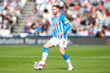 Oliver Turton #2 of Huddersfield Town during the Sky Bet Championship match Huddersfield Town vs Blackpool at John Smith's Stadium, Huddersfield, United Kingdom, 4th September 202