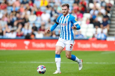 Oliver Turton #2 of Huddersfield Town during the Sky Bet Championship match Huddersfield Town vs Blackpool at John Smith's Stadium, Huddersfield, United Kingdom, 4th September 202