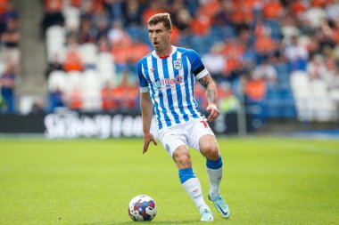 Josh Ruffels #14 of Huddersfield Town during the Sky Bet Championship match Huddersfield Town vs Blackpool at John Smith's Stadium, Huddersfield, United Kingdom, 4th September 202