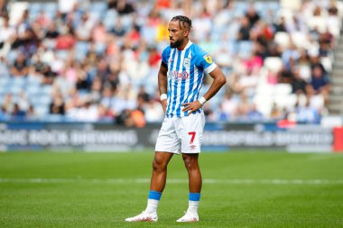 Sorba Thomas #7 of Huddersfield Town during the Sky Bet Championship match Huddersfield Town vs Blackpool at John Smith's Stadium, Huddersfield, United Kingdom, 4th September 202