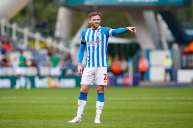 Oliver Turton #2 of Huddersfield Town during the Sky Bet Championship match Huddersfield Town vs Blackpool at John Smith's Stadium, Huddersfield, United Kingdom, 4th September 202