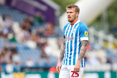 Danny Ward #25 of Huddersfield Town during the Sky Bet Championship match Huddersfield Town vs Blackpool at John Smith's Stadium, Huddersfield, United Kingdom, 4th September 202