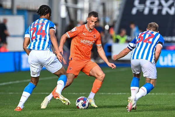 Jerry Yates Blackpool Action Sky Bet Championship Match Huddersfield Town — Φωτογραφία Αρχείου