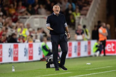 Tony Mowbray manager of Sunderland during the Sky Bet Championship match Middlesbrough vs Sunderland at Riverside Stadium, Middlesbrough, United Kingdom, 5th September 202