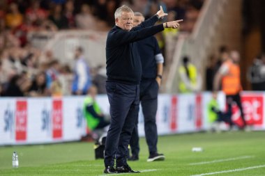 Chris Wilder manager of Middlesbrough gestures and reacts during the Sky Bet Championship match Middlesbrough vs Sunderland at Riverside Stadium, Middlesbrough, United Kingdom, 5th September 202