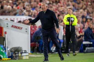 Chris Wilder manager of Middlesbrough gestures and reacts during the Sky Bet Championship match Middlesbrough vs Sunderland at Riverside Stadium, Middlesbrough, United Kingdom, 5th September 202