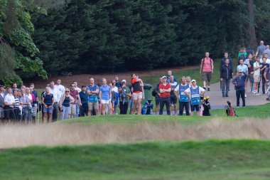 Eve Moorhead, BMW PGA Şampiyonası 'nda oynuyor. 2022 Wentworth Club, Virginia Water, İngiltere' de Ünlüler Pro-Am, 7 Eylül 202