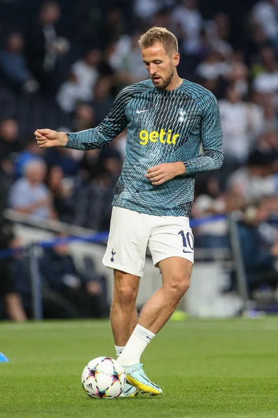 Harry Kane Tottenham Hotspur Durante Riscaldamento Pre Partita Durante Partita — Foto Stock