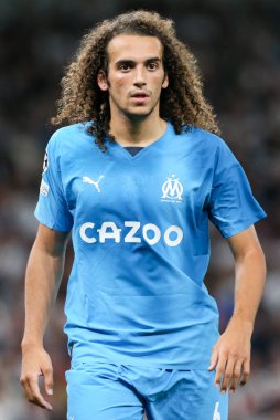 Marsilyalı Matto Guendouzi # 6 UEFA Şampiyonlar Ligi maçında Tottenham Hotspur Marsilya 'ya karşı Tottenham Hotspur Stadyumu, Londra, İngiltere, 7 Eylül 2022
