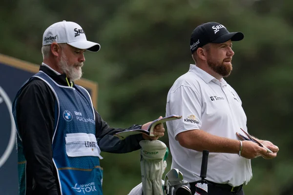 Shane Lowry Irl Martin Taşıyıcısı Bmw Pga Şampiyonası 2022 Wentworth — Stok fotoğraf