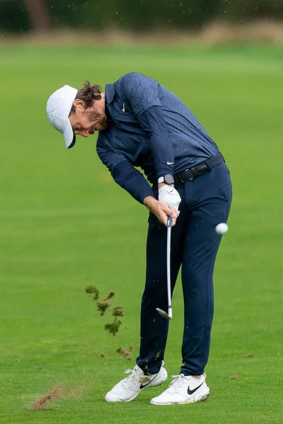 Tommy Fleetwood Eng 11Th Fairway Bmw Pga Championship 2022 Day — 스톡 사진