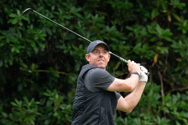 Rory Mcelroy Nir 7Th Tee Durante Bmw Pga Championship 2022 — Fotografia de Stock