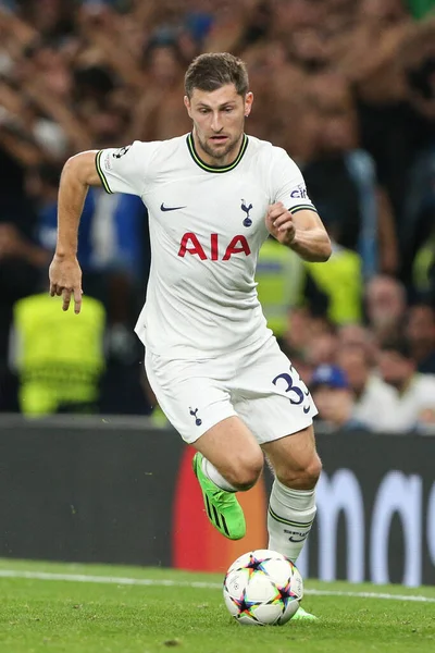 Ben Davies Tottenham Hotspur Bollen Uefa Champions League Match Tottenham — Stockfoto