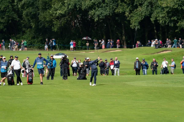 Tommy Fleetwood Eng 18Th Fairway Bmw Pga Championship 2022 Day — Stock fotografie