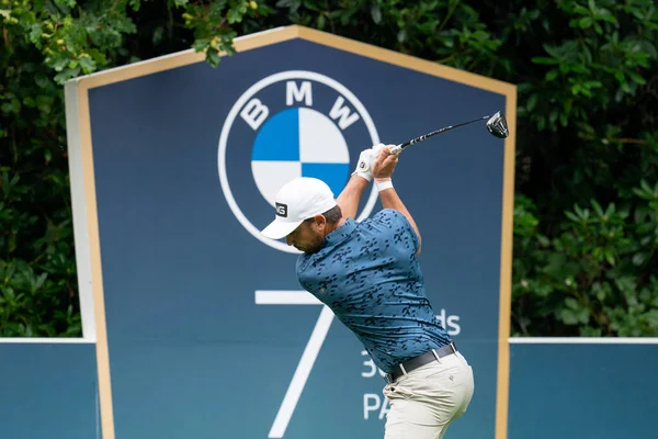 Sebastian Garcia Rodriguez Esp Tee Bmw Pga Championship 2022 Dag — Stockfoto