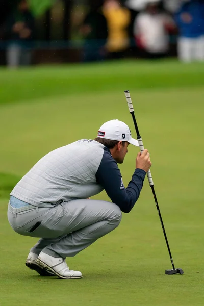 Bernd Wiesberger Aut 11Th Green Durante Bmw Pga Championship 2022 — Fotografia de Stock