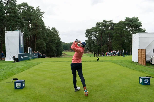 Kalle Samooja Fin 11Th Tee Podczas Bmw Pga Championship 2022 — Zdjęcie stockowe