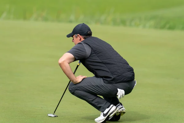 Rory Mcelroy Nir Auf Dem Grün Während Der Bmw Pga — Stockfoto