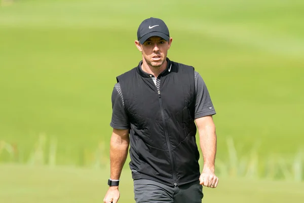 麦克罗伊 Rory Mcelroy Nir 于2022年9月8日在英国弗吉尼亚水的温特沃斯俱乐部 Wentworth Club 参加宝马Pga锦标赛的第一天 — 图库照片