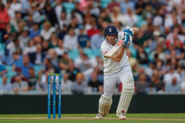 İngiliz Harry Brook, 10 Eylül 202 'de Kia Oval, Londra, İngiltere' de 5 İngiltere 'nin Güney Afrika' ya karşı 3. gününde