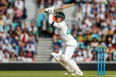 Güney Afrikalı. Ryan Rickelton, 10 Eylül 202 'de Kia Oval, Londra, Birleşik Krallık' ta 5 İngiltere 'nin 3.